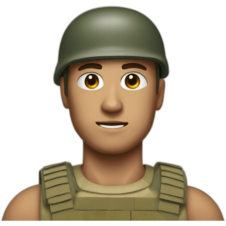 an injured uk soldier emoji