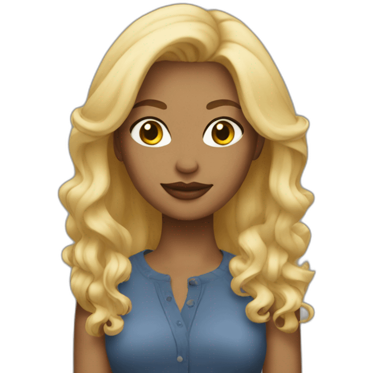 Blond in nyc emoji