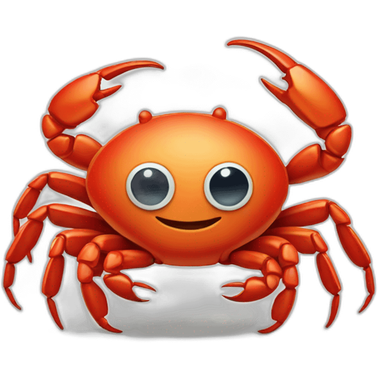 playfull crab emoji