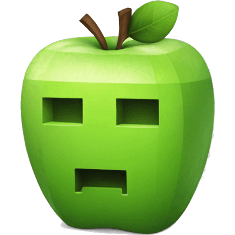 Minecraft apple emoji