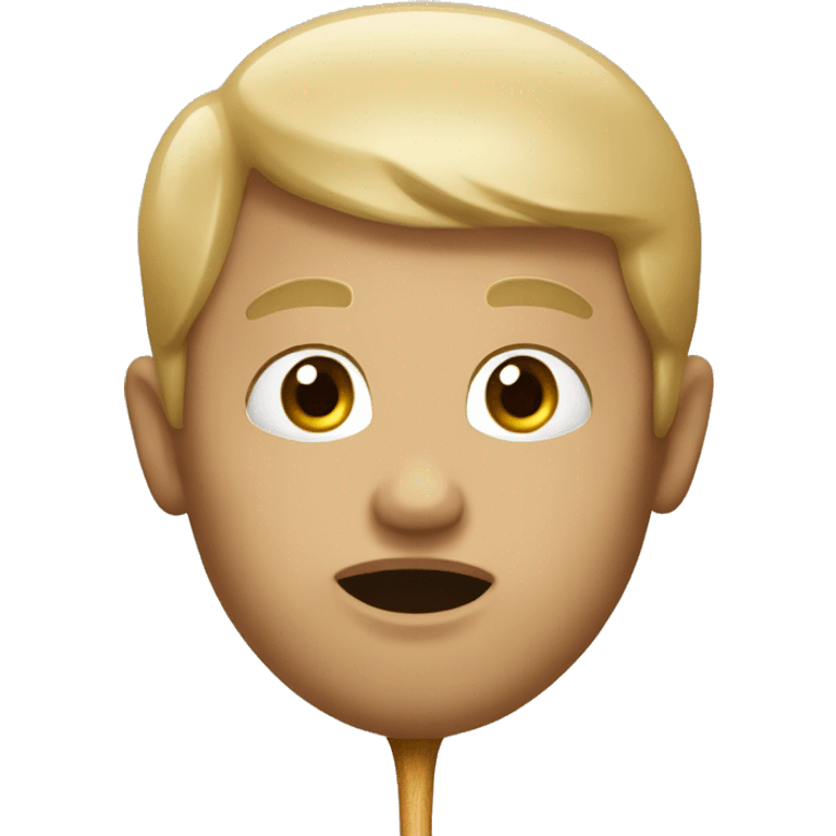 Beige sucker emoji