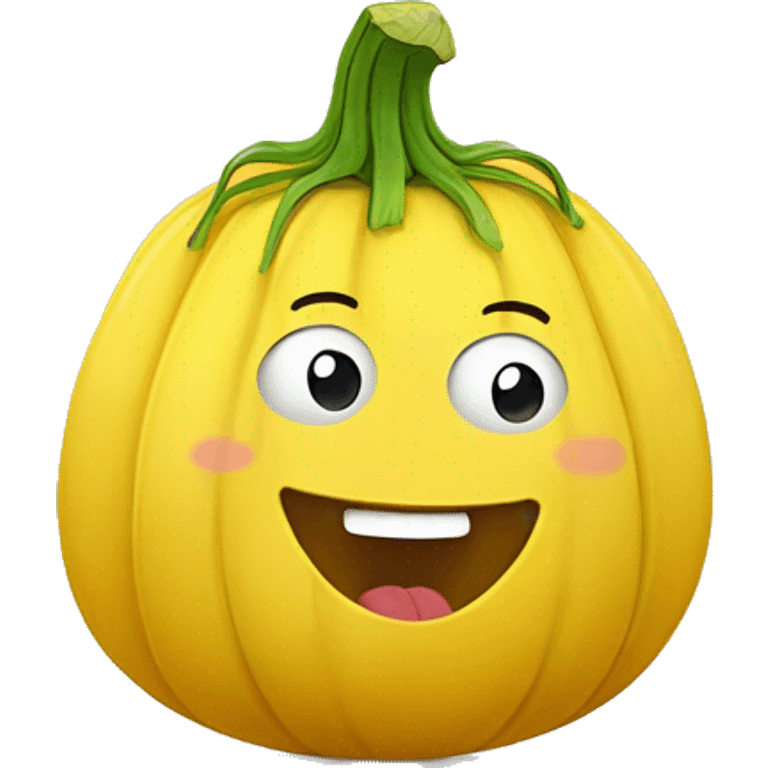 happy spaghetti squash emoji