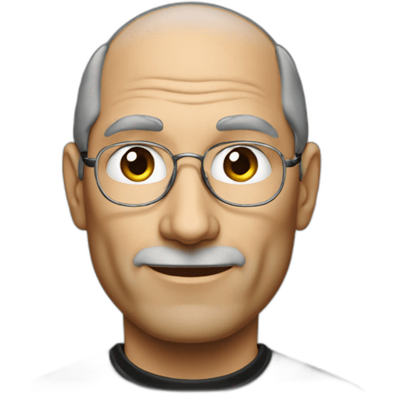 Steve jobs wearing apple vision pro emoji