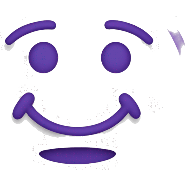 A Purple Circle And Text S M F 2 White Letters emoji