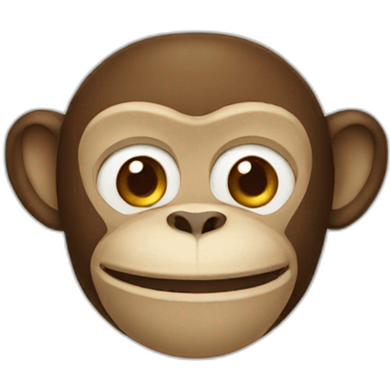 monkey with braces emoji