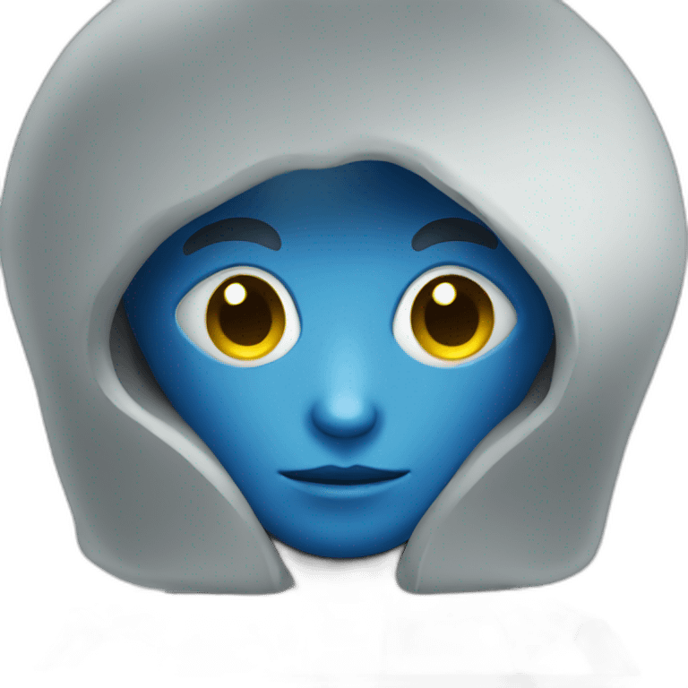 Avatar blue alien character emoji