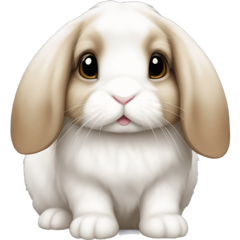 Bunny holland lop emoji