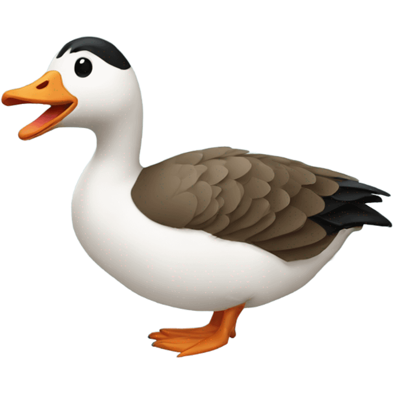 Christmas goose emoji