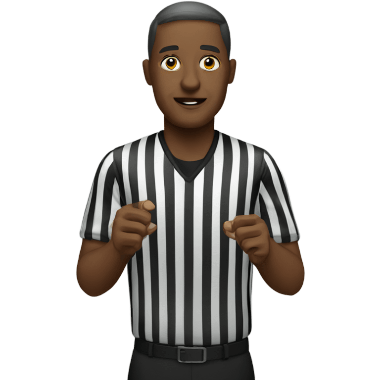 Blind referee emoji