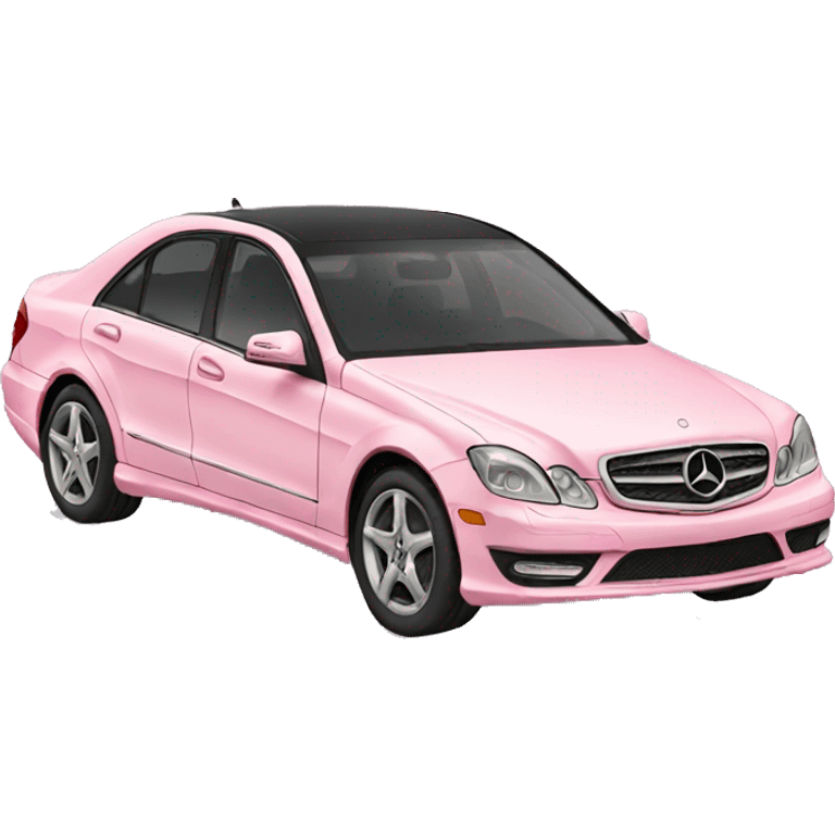 light pink mercedes  emoji