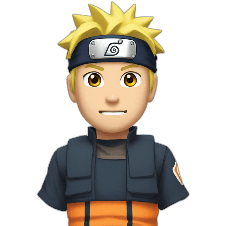 Naruto musclé emoji