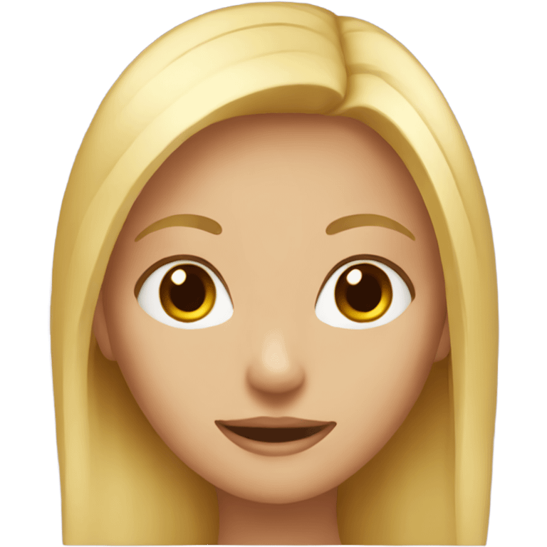 blonde girl emoji