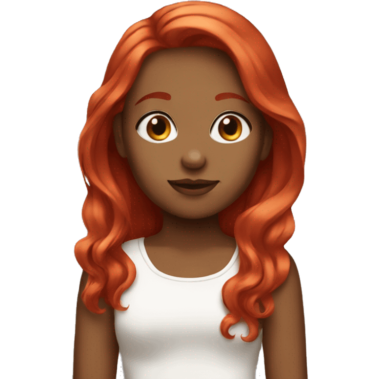 girl red hair emoji