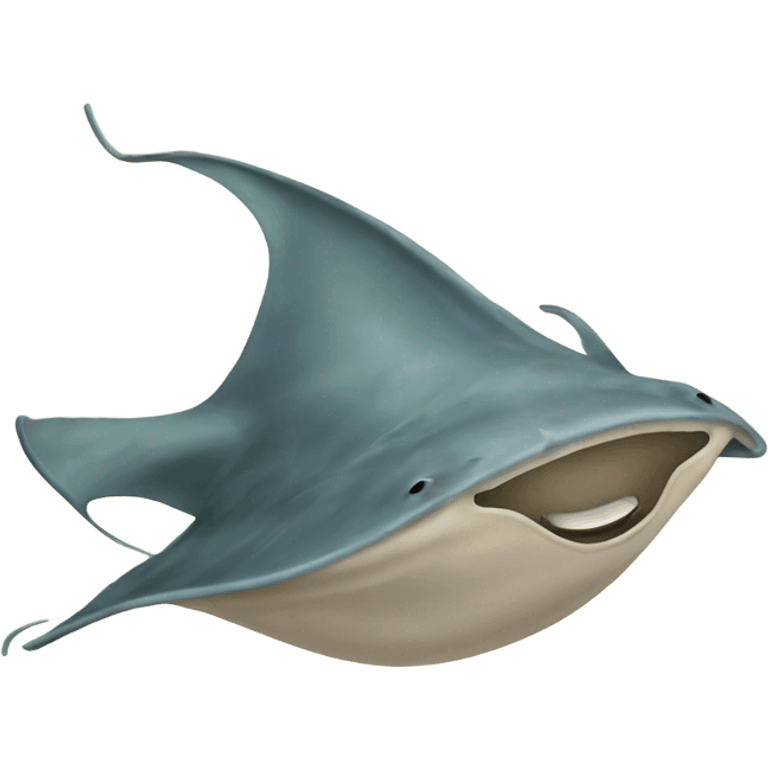 Jumping stingray emoji