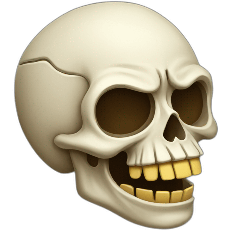 Laughing skull emoji