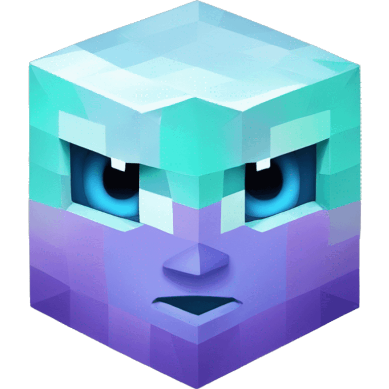 Minecraft diamond emoji