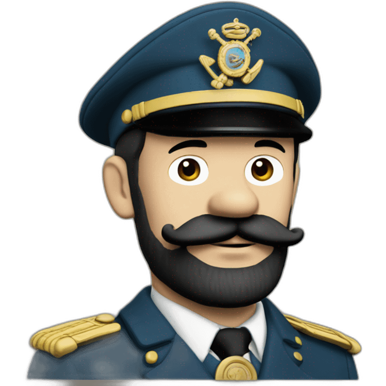 Captain haddock from tintin emoji