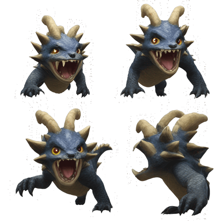 Monster from monster hunter rise emoji