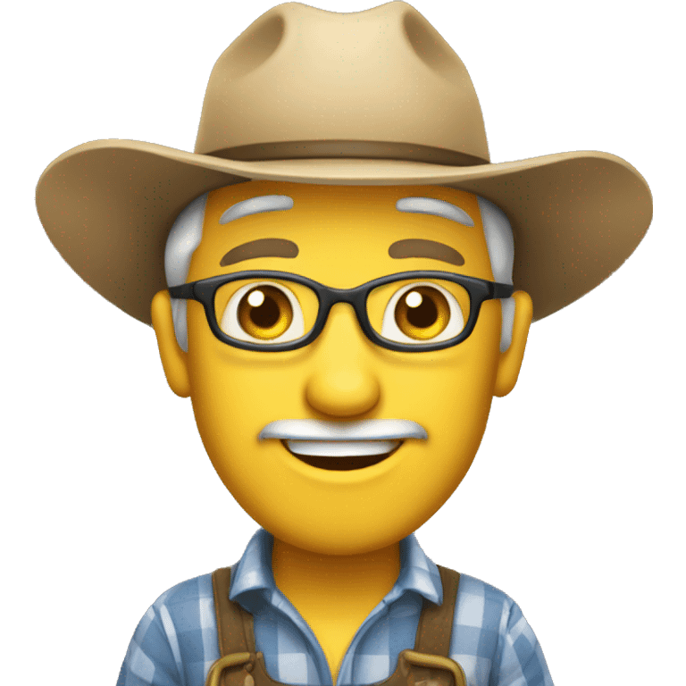 funny farmer emoji