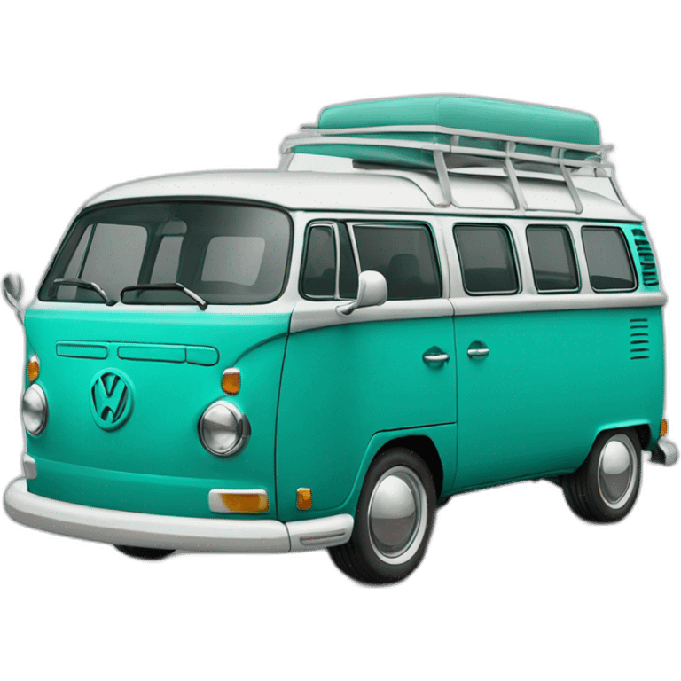 turquoise volkswagen bulli emoji