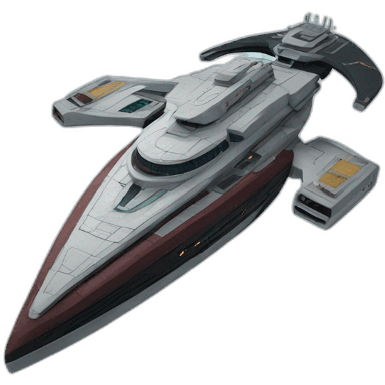 Star Trek voyager ship emoji