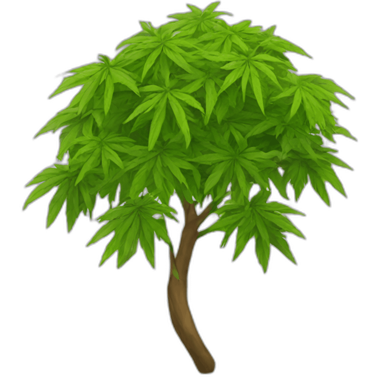 weed tree emoji