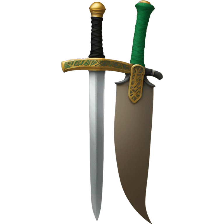 Saudi Arabia sword emoji