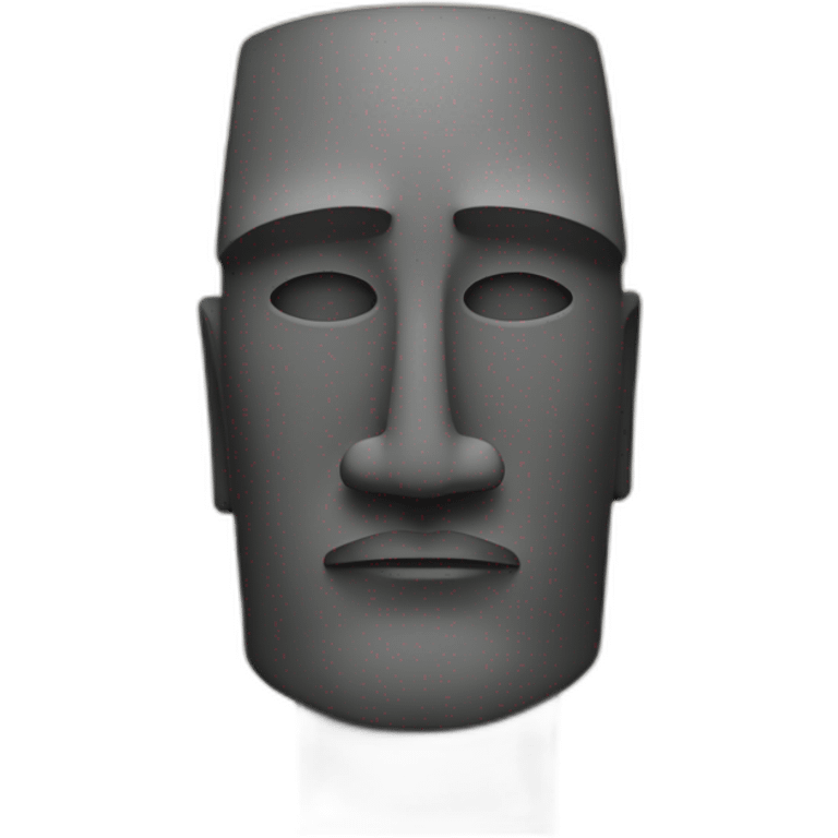 a moai emoji