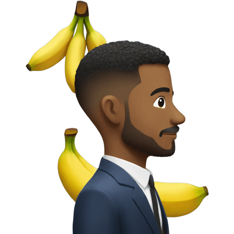 John low taper fade with big banana  emoji