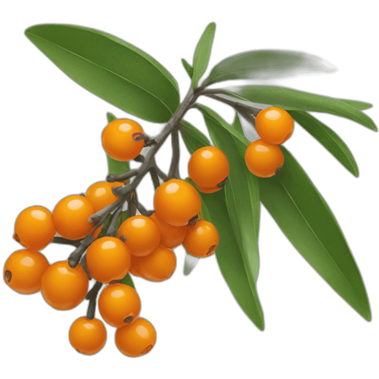 Sea buckthorn  emoji