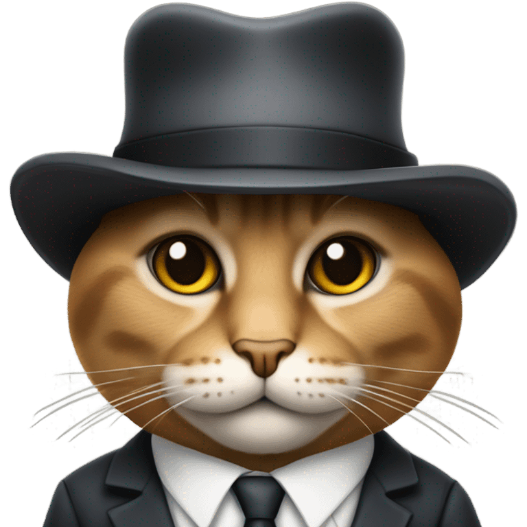 Mafia cat emoji