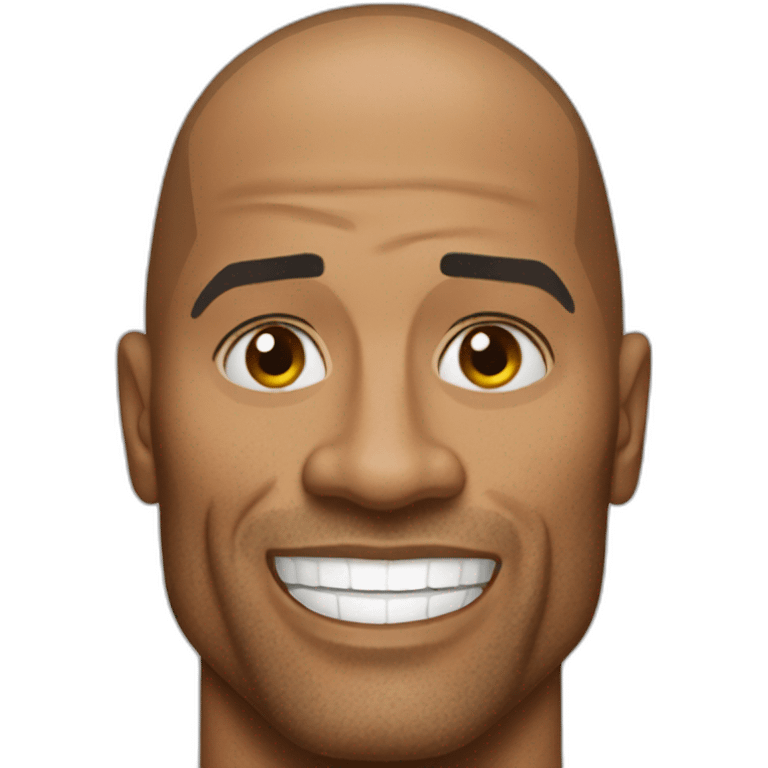 Dwayne Johnson emoji