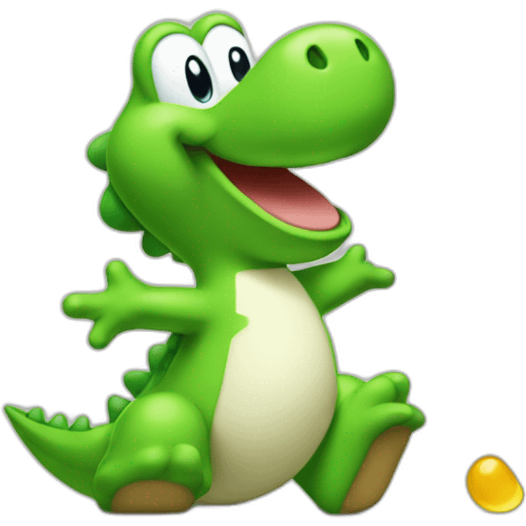 yoshi happy emoji