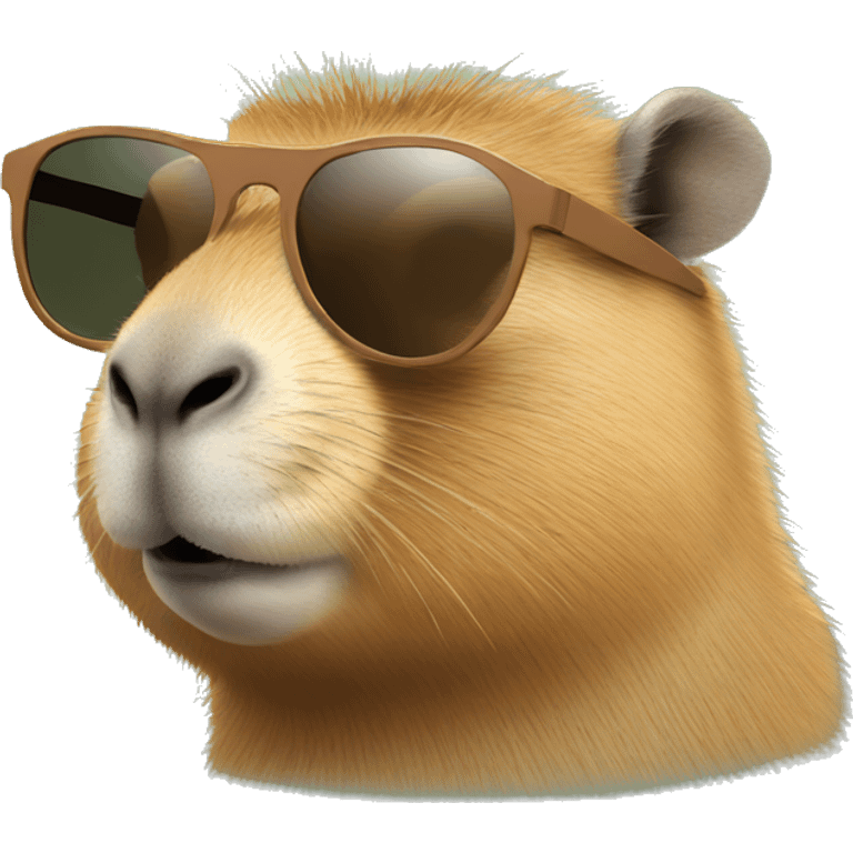 capybara profil with sunglasses emoji