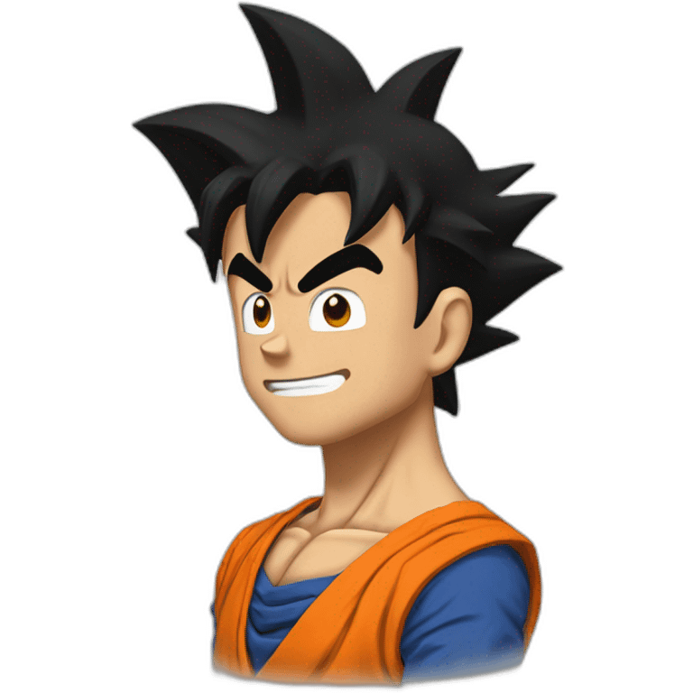 Goku énervé emoji