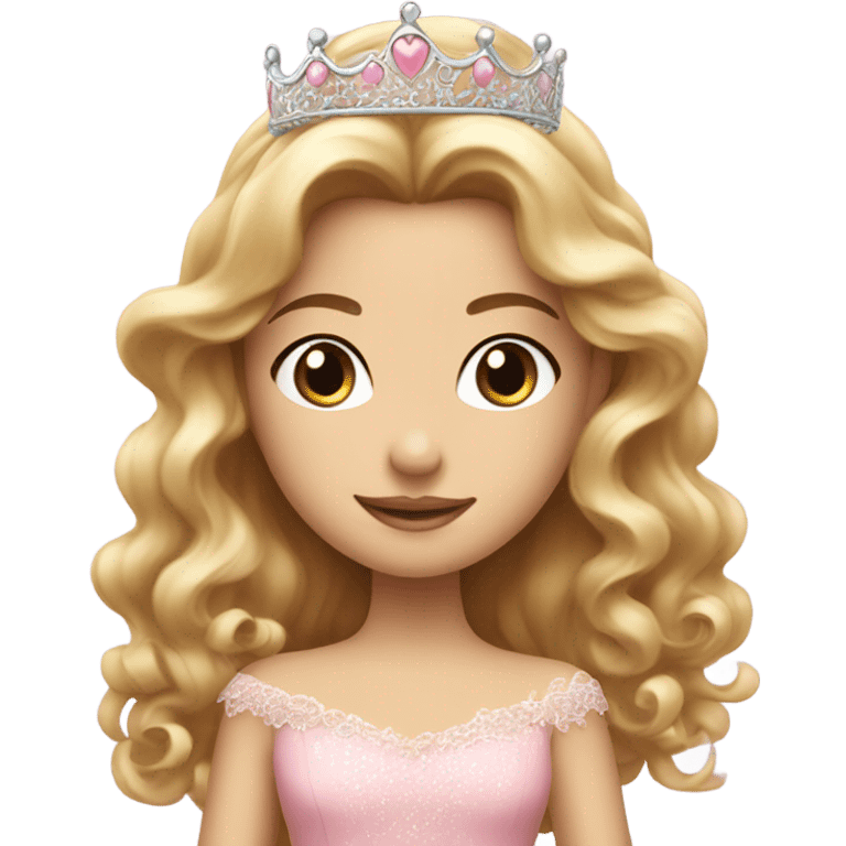 Princess in pink dress emoji