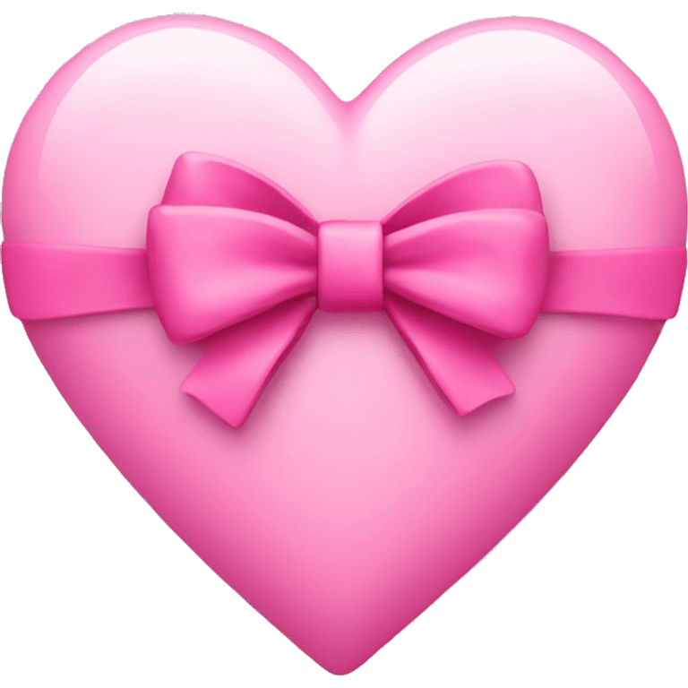 pink heart with bow emoji