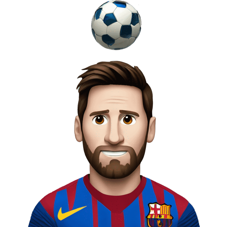 Messi con el mundial  emoji