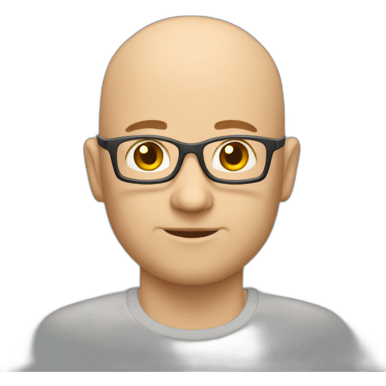 european bald software developer emoji