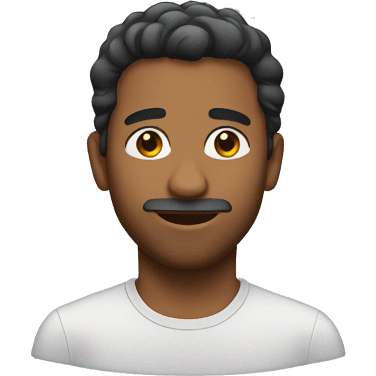 Brown man emoji