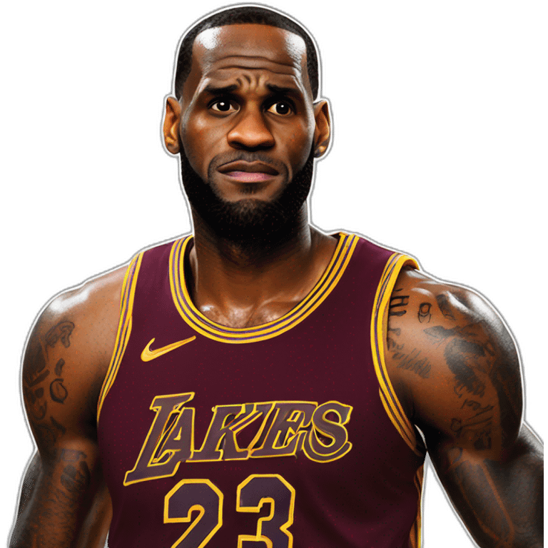 Lebron James zesty emoji