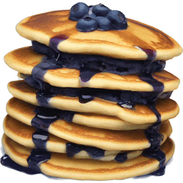 Blueberry pancakes  emoji