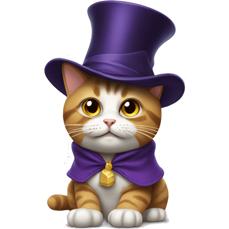 cat in a magician hat emoji