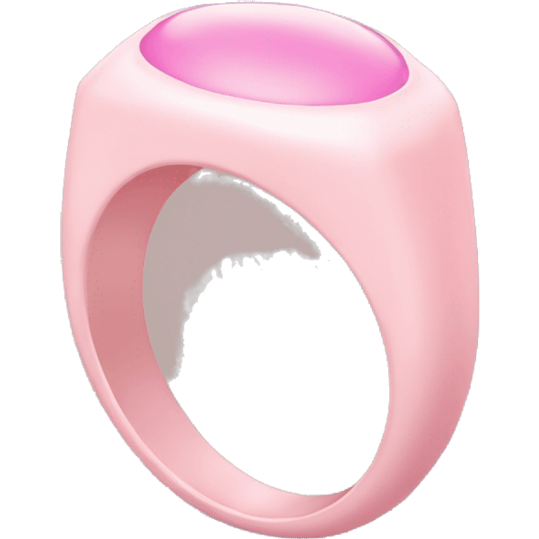 pastel pink ring emoji