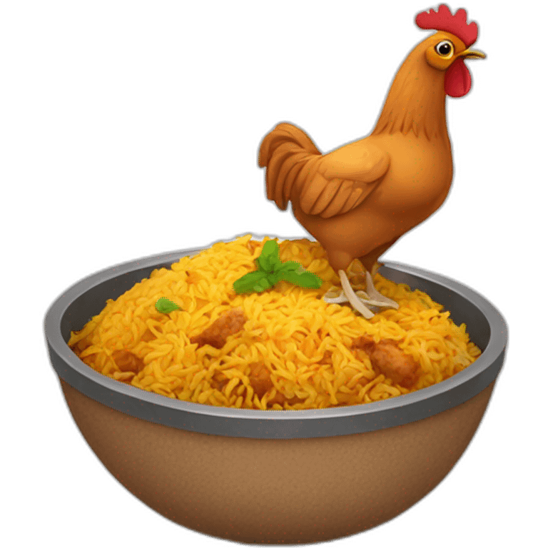 biryani chicken emoji