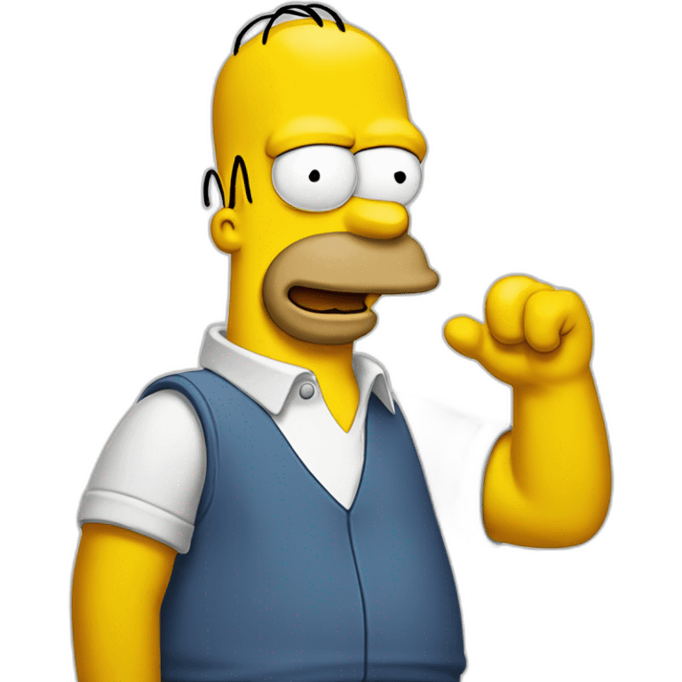 Homer simpson emoji