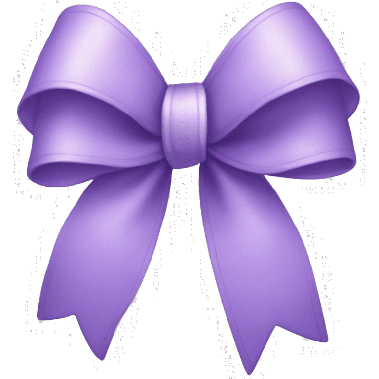 Lilac bow emoji