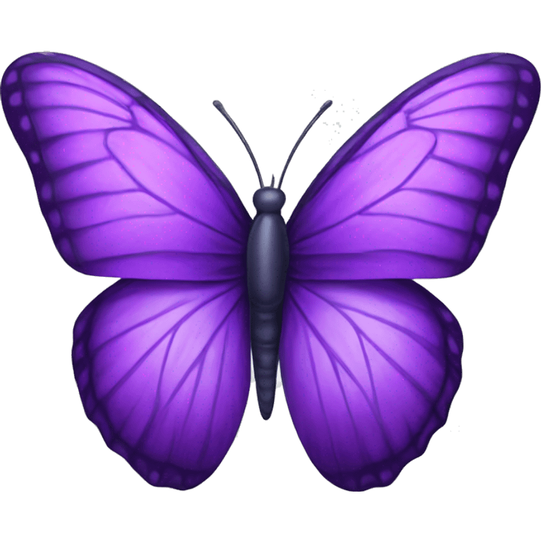 purple butterfly  emoji