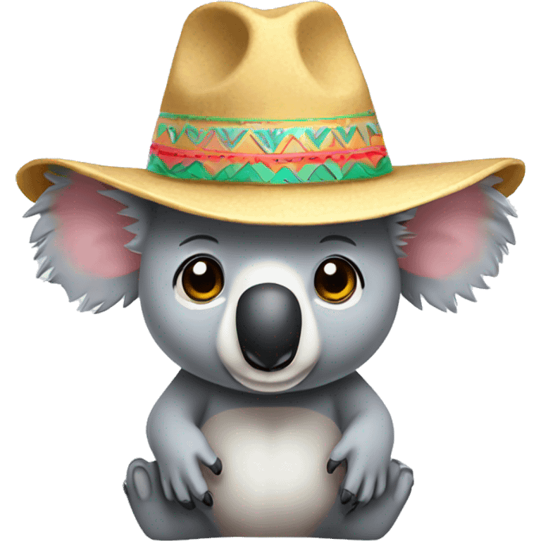 Koala con sombrero  emoji