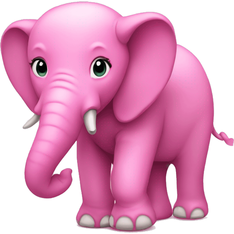 Pink elephant  emoji